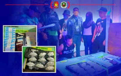 <p><strong>BUSTED.</strong> Agents of PDEA-BARMM account for the suspected shabu with an estimated street value of PHP6.8 million seized from a suspected drug peddler in Marawi City, Lanao del Sur on Wednesday afternoon (May 1, 2024). Another drug buy-bust in Datu Odin Sinsuta, Maguindanao del Norte on the same day netted the same amount of suspected shabu from three arrested suspects.<em> (Photo courtesy of PDEA-BARMM)</em></p>