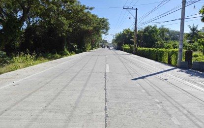 <p><strong>ACCESS ROAD</strong>. The rehabilitated access road in Barangay San Vicente Calasiao town, Pangasinan. The road improvement project was funded by a PHP30-million budget from the 2023 national budget and benefits not just the residents by pilgrims going to the Señor Divino Tesoro Shrine situated at the town proper. <em>(Photo courtesy of DPWH Ilocos Region)</em></p>