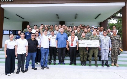<p><strong><span data-preserver-spaces="true">PRESIDENTIAL VISIT</span></strong><span data-preserver-spaces="true">.  President Ferdinand R. Marcos Jr. and Defense Secretary Gilberto Teodoro Jr. visit the Camp Navarro General Hospital (CNGH) in Zamboanga City on Thursday (May 9, 2024). The President turned over nearly a </span><span data-preserver-spaces="true">PHP81-million</span><span data-preserver-spaces="true"> donation from the Office of the President to help improve the military hospital’s services. </span><em><span data-preserver-spaces="true">(Presidential Communications Office Photo)</span></em></p>