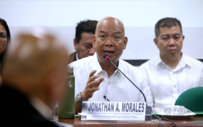 <p style="text-align: left;"><strong>NO RECORD.</strong> The Philippine Drug Enforcement Agency has disowned a 2012 document that links President Ferdinand R. Marcos Jr. to illegal drugs. PDEA Legal and Prosecution Service Acting Director Francis Del Valle says the claims of ex-agent Jonathan Morales (in photo) on the authenticity of the document was "purely fabricated." <em>(PNA photo by Avito C. Dalan)</em></p>