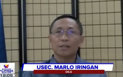 <p>DILG Undersecretary Marlo Iringan <em>(Screengrab)</em></p>