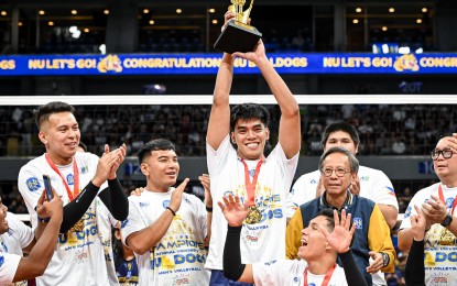 NU spikers claim fourth straight UAAP men's title
