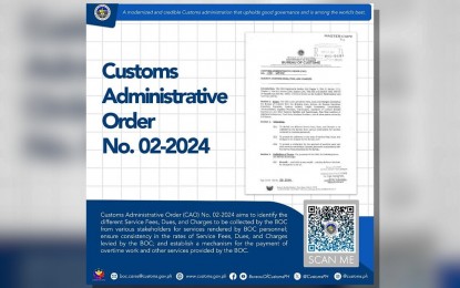 BOC: Standardized Customs dues, fees, charges take effect June 10