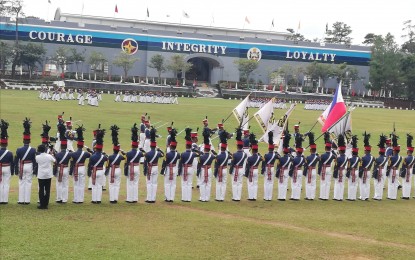 <p><strong>COVID CADETS.</strong> The 278 cadets who comprise the Philippine Military Academy "Bagong Sinag" are the new officers of the Armed Forces of the Philippines. They entered the PMA at the height of the Covid-19 pandemic in 2020 and graduated at Fort Del Pilar, Baguio City on Saturday (May 18, 2024) with President Ferdinand R. Marcos Jr. as guest. <em>(PNA photo by Liza T. Agoot)</em></p>