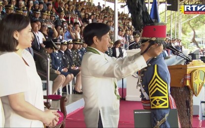 Marcos shares joy, pride of PMA graduates' families