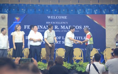 Centenarian, PWD among 3.8K farmers who get land titles from Marcos