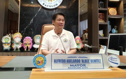<p>Bacolod City Mayor Alfredo Abelardo Benitez <em>(PNA Bacolod file photo)</em></p>