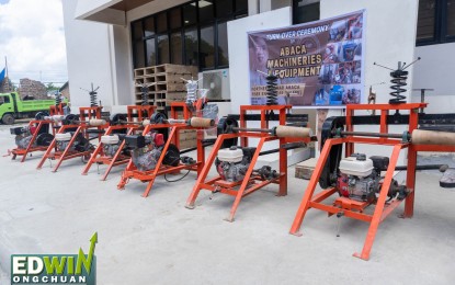 <p><strong>MACHINES</strong>. Some of the machines provided by the Northern Samar provincial government to abaca farmers in the province on Friday (May 24, 2024). These are meant to add value to the fiber that thrives well in the province. <em>(Photo courtesy of Northern Samar Provincial Information Office)</em></p>
