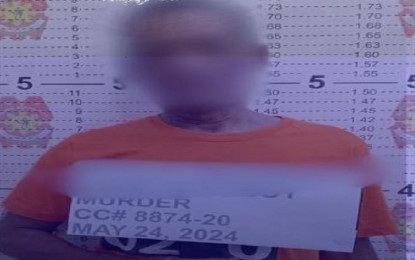 <p><strong>NO BAIL.</strong> A mugshot of murder suspect "Buboy" taken shortly after his arrest in Dasmariñas City on Friday (May 24, 2024). He was the latest fugitive to fall under the regional police's “Dahil Gusto ng Pulis Safe Ka” campaign. <em>(Photo courtesy of Cavite Provincial Police Office)</em></p>