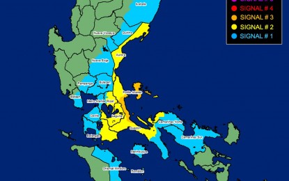 Aghon intensifies into severe tropical storm; Quezon under TCWS No. 3