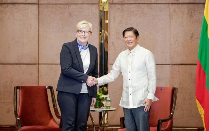 <div class="xdj266r x11i5rnm xat24cr x1mh8g0r x1vvkbs x126k92a">
<div dir="auto"><strong>RULES-BASED ORDER</strong>. President Ferdinand R. Marcos Jr. holds a bilateral meeting with Lithuanian Prime Minister Ingrida Šimonyte on Friday (May 31, 2024) on the sidelines of his working visit to Singapore. Both leaders emphasized their commitment to upholding the international rules-based order for peace and security. (Photo courtesy of the Presidential Communications Office)</div>
</div>