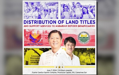 PBBM to distribute over 2K land titles, support services in Bicol
