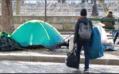 <p><strong>HOMELESS.</strong> French authorities continue their clearing operations against homeless people from Paris in preparation for the 2024 Olympics.  A French non-government organization said more than 12,000 people have been expelled from Paris since 2023.  <em>(Anadolu)</em></p>