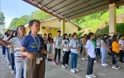 <p><strong>LEARNING CAMP.</strong> Learners of the Gov. Julio V. Macuja Memorial Comprehensive High School gather at their school gymnasium for their activity during the National Learning Camp (NLC) on Aug. 3, 2023. Dr. Edward Baña, Department of Education (DepEd) Schools Division of Antique Curriculum and Teaching Division Chief Education Supervisor, said in an interview Wednesday (June 5) that the 2024 NLC is on July 1-19. <em>(Photo courtesy of DepEd Antique)</em></p>