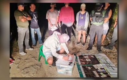 <p><strong>ANTI-CRIMINALITY OPS</strong>. A member of the Bohol Provincial Police Office prepares an inventory of illegal drugs confiscated from an alleged new player in Tagbilaran City on June 3, 2024. Police arrested 117 drug suspects during a two-day regionwide operation. <em>(Photo courtesy of PDEA-7)</em></p>