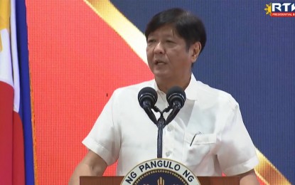 <p>President Ferdinand R. Marcos Jr. <em>(RTVM screengrab)</em></p>