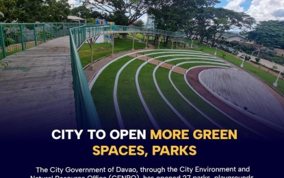 Davao City to open more green spaces for health, well-being