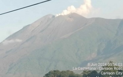 High gas flux observed in Kanlaon Volcano anew