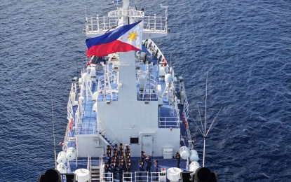 PH flag raised for 1st time at Sabina Shoal on Independence Day
