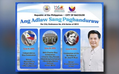 Bacolod City set for longer weekend with 86th Charter Day celebration