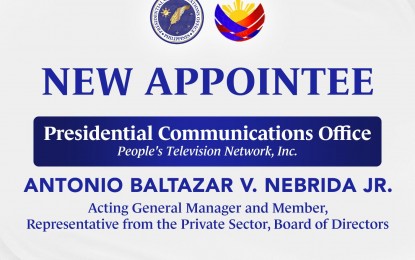 PBBM names Antonio Nebrida Jr. new PTV chief