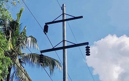 <p><strong>LOWER POWER RATE</strong>. A portion of the Calatrava-Escalante-San Carlos 69kV line of Northern Negros Electric Cooperative (Noneco) in Negros Occidental is in this file photo.  (Noneco) reported a PHP9.23 per kilowatt hour (kWh) rate for this month’s billing, indicating a substantial reduction of PHP8.03 kWh from PHP17.26 kWh in May. (<em>Photo courtesy of Northern Negros Electric Cooperative)</em></p>