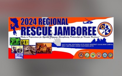 <p><strong>IMPROVING DISASTER RESPONSE.</strong> The 2024 Eastern Visayas Regional Rescue Jamboree information material. The event will highlight the application of technology to enhance disaster response in the region, an official of the Office of Civil Defense said on Tuesday (June 25, 2024). <em>(Image from the OCD)</em></p>