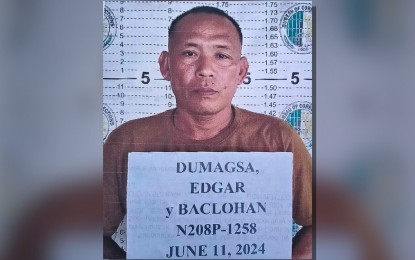 <p><strong>ON THE LOOSE.</strong> A mugshot of convicted rapist Edgar Dumagsa, who escaped from the Iwahig Prison and Penal Farm on June 26, 2024. Manhunt operations are underway to recapture him. <em>(Photo courtesy of the Bureau of Corrections)</em></p>