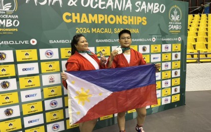 Team PH captures 2 silver medals in Asia-Oceania Sambo C'ships