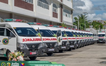E. Visayas LGUs get 146 ambulances from DOH