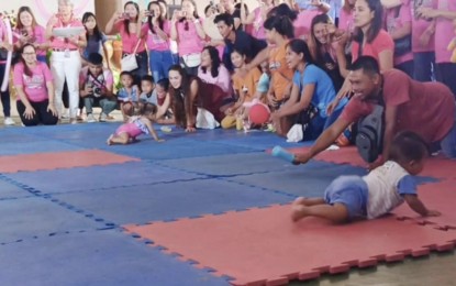 Tayabas City kicks off Nutrition Month observance with 'baby race'