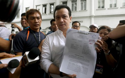 DOJ to re-evaluate plunder raps filed by Trillanes vs. FPPRD, Go