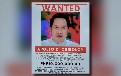 P10-M bounty up for arrest of Quiboloy