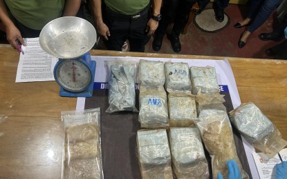 <p><strong>RETRIEVED</strong>. The 11 packs containing shabu found in the coast of Agno, Pangasinan in this undated photo. Ilocos Region authorities seized PHP1.36 billion worth of shabu and marijuana from anti-illegal drugs operations and from those surrendered from January to Aug. 2, 2024. <em>(Contributed photo)</em></p>