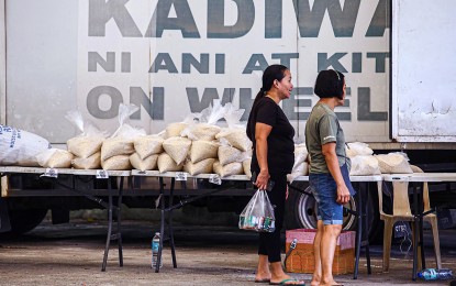 <p>"P29" rice at Kadiwa, Bureau of Animal Industry, Quezon City<em> (PNA file photo by Joan Bondoc)</em></p>
