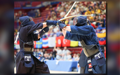 <p><strong>WORLD KENDO TOURNE</strong>Y. Filipino player Paul Minoza (left) battles an opponent from Austria in the men’s individual event of the 19th World Kendo Championships held in Milan, Italy on July 4-7, 2024. United Kendo Federation of the Philippines (UKFP) president Kristopher Inting said the Team Philippines “did good” right in its first participation in the WKC. <em>(Photo from WKC)</em></p>