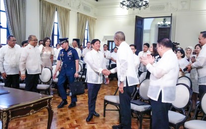 <p><strong>EFFECTIVE JUSTICE SYSTEM</strong>. President Ferdinand R. Marcos Jr. witnesses the signing of the Department of Justice-National Prosecution Service (DOJ-NPS) Rules on Criminal Investigation at Malacañang on Wednesday (July 10, 2024). In his message, the President said the creation of the new DOJ-NPS Rules is a significant reform in the Philippine justice system. <em>(Presidential Communications Office Photo)</em></p>