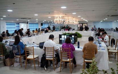 <p><strong>COUNCIL MEETING.</strong> Members of the Regional Development Council (RDC) during a meeting on June 26, 2024 in Ormoc City. Some PHP7.78 billion worth of projects proposed by eight agencies and tertiary schools have been endorsed by the RDC for additional funding for 2025, the National Economic Development Authority said on Thursday (July 11, 2024)<em>. (Photo courtesy of Ormoc City government)</em></p>