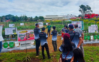 <p><strong>ADVANCED AGRICULTURE.</strong> Representatives from different farmers and fisherfolk organizations from the Caraga Region joined the two-day 1st Caraga Region Agriculture and Fishery Technology Exhibition, which ended on Friday (July 12, 2024) in Trento, Agusan del Sur. The activity, led by the Department of Agriculture, aims to raise awareness among farmers and fisherfolk on new technologies that can cope with climate change and increase their production and income. <em>(Photo courtesy of DA-13)</em></p>