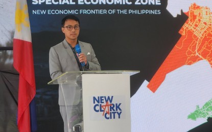 <p>Clark International Airport and Corp. President and CEO Arrey Perez. <em>(PNA photo by Kris Crismundo)</em></p>