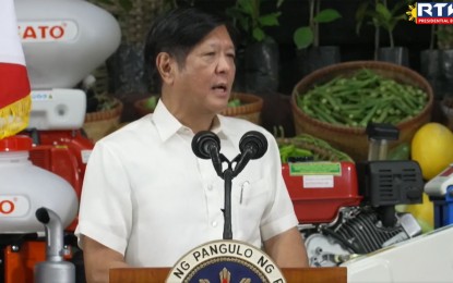 <p>President Ferdinand R. Marcos Jr.<em> (RTVM Screengrab)</em></p>