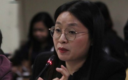 <p>Suspended Bamban, Tarlac mayor Alice Guo <em>(PNA photo by Avito Dalan)</em></p>