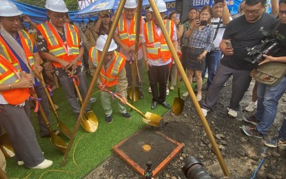 <p><strong>CENTER FOR THE VULNERABLE</strong>. Ako Bicol (AKB) Party-list Representative and House Committee of Appropriations chairperson Elizaldy Co leads the groundbreaking ceremony and capsule-laying for a PHP400-million facility for distressed women and children and home for the aged in Barangay Estanza, Legazpi City on Wednesday (July 17, 2024). Co said the haven will also have comprehensive facilities designed to cater to the specific needs of its residents<em>. (PNA photo by Connie Calipay)</em></p>