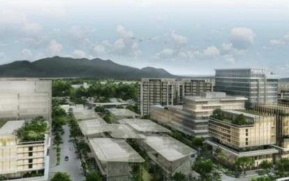 <p><strong>TOWNSHIP.</strong> A design perspective of the proposed 21-hectare Saludad township of Phinma Property Holdings Corp. in Bacolod City. The PHP12-billion development is a convergence of residential, commercial, retail and open spaces along the Bacolod-Silay Airport Access Road. <em>(Image courtesy of Phinma Properties)</em></p>