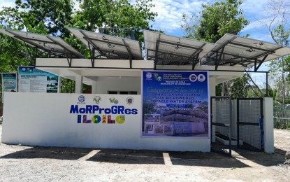 <p><strong>POTABLE WATER SYSTEM. </strong>The PHP12.8 million potable water system in the island sitio of Danao-danao in Barangay Polopiña in Concepcion, Iloilo. The project, a grant from the World Bank under the Philippine Rural Development Project, stands to benefit 230 households of Sitio Danao-danao and other neighboring sitios and islands. <em>(Photo courtesy of Balita Halin sa Kapitolyo)</em></p>