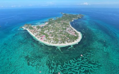 <p><strong>POWER GENERATION.</strong> An aerial view of Malapascua Island in northern Cebu. Governor Gwendolyn Garcia said Friday (July 19, 2024) that they would ask the Department of Energy to allow the provincial government to take over the operation of the power generator to ensure a stable power supply to the tourist island. <em>(Screengrabbed from Malapascuaisland.com)</em></p>