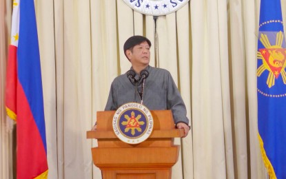 <p><strong>SONA PREPS</strong>. President Ferdinand R. Marcos Jr. prepares for his third State of the Nation Address at Malacañan Palace in Manila on Sunday (July 21, 2024). The President is set to deliver his third SONA at Batasang Pambansa in Quezon City on Monday (July 22)<em>. (Presidential Communications Office photo)</em></p>