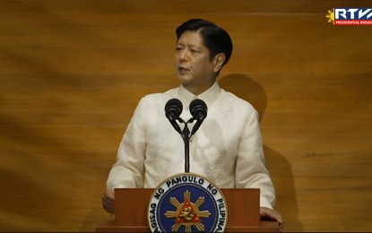 <p>President Ferdinand R. Marcos Jr. <em>(RTVM Screengrab)</em></p>