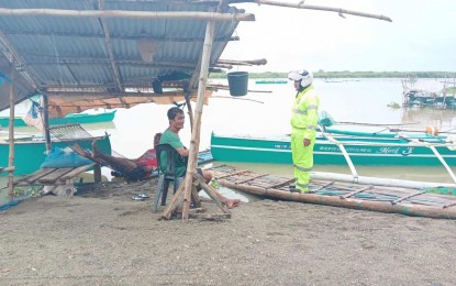 <p><strong>COASTAL MONITORING</strong>. Personnel of the Laoag City Police Station conduct coastal monitoring on July 22, 2024. Fishers are advised not to risk their lives during typhoon. <em>(Photo courtesy of Laoag City Police Station)</em></p>