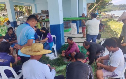 <p><strong>UPLIFTING LIVES</strong>. Members of Cabulihan Fisherfolk Association in Limasawa, Southern undergo seaweed farming training in this undated photo. Fishers on the island town are grateful for the support they got during the administration of President Ferdinand Marcos Jr. <em>(Photo courtesy of Bureau of Fisheries and Aquatic Resources)</em></p>